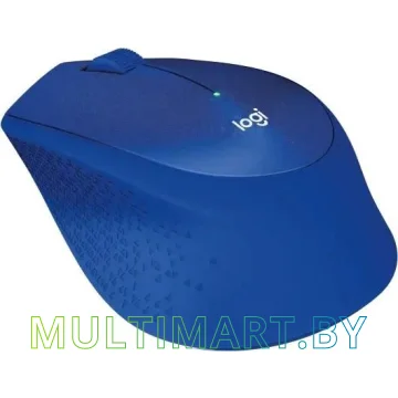 Мышь Logitech M331 Silent Plus (синий) картинка 2